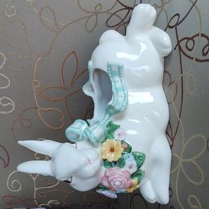 Fitz and Floyd Bunny planter